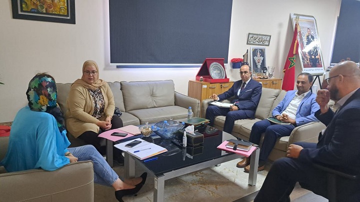 زينب قيوح تبحث مع مديرة الأكاديمية الجهوية للتربية والتكوين بجهة سوس ماسة سبل تطوير ‬العرض التربوي والرياضي بالجهة