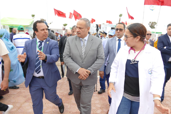 قافلة التعاضدية العامة تصل بوحداتها الطبية لكل من أخفنير وطانطان