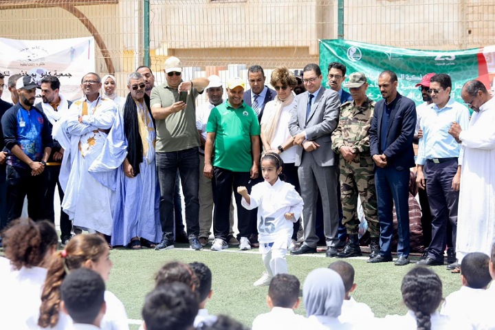 تخليدا لذكرى عيد العرش المجيد: القافلة الوطنية للرياضة الجماهيرية  تحط الرحال ببوجدور