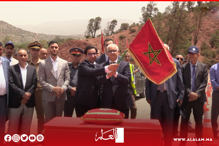 نزار بركة يعطي انطلاقة أشغال تأهيل الطريق الوطنية رقم 7 بإقليم الحوز