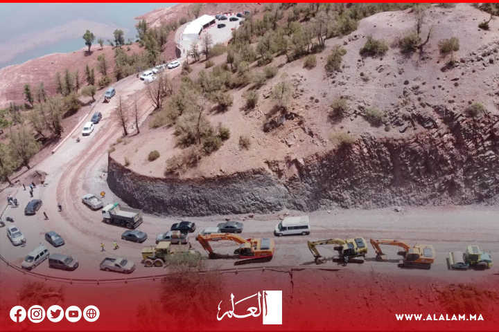 نزار بركة يعطي انطلاقة أشغال تأهيل الطريق الوطنية رقم 7 بإقليم الحوز