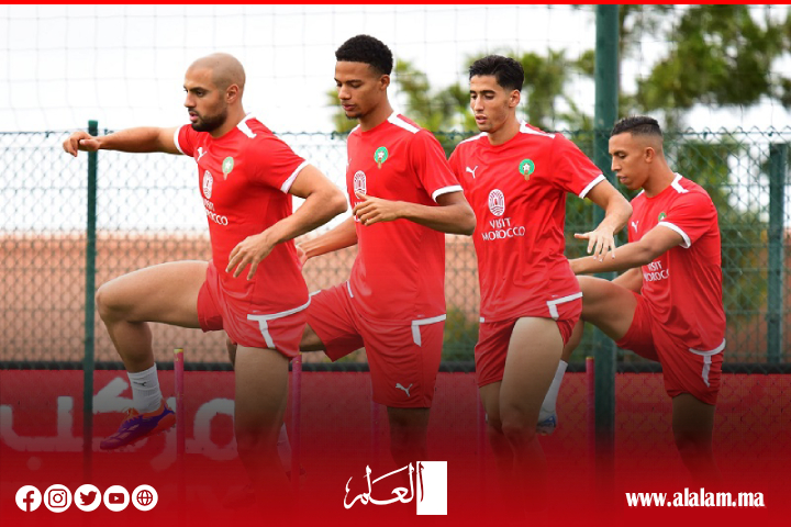 الأسود يرفعون من وتيرة التحضيرات والعناصر الوطنية كلها حماس لتحقيق الفوز الأسود يرفعون من وتيرة التحضيرات والعناصر الوطنية كلها حماس لتحقيق الفوز