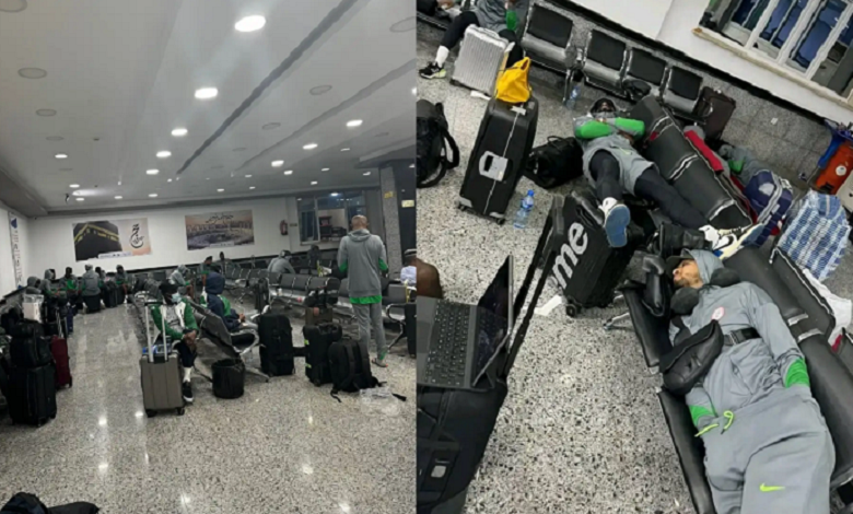 "معاملة غير إنسانية" تدفع نيجيريا للانسحاب من مباراتها ضد ليبيا "معاملة غير إنسانية" تدفع نيجيريا للانسحاب من مباراتها ضد ليبيا