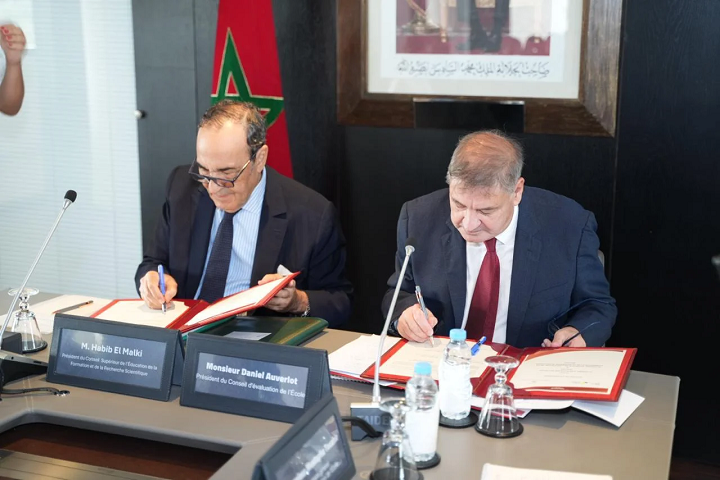 المجلس الأعلى للتربية والتكوين ومجلس تقييم المدرسة بفرنسا يوقعان اتفاقية شراكة المجلس الأعلى للتربية والتكوين ومجلس تقييم المدرسة بفرنسا يوقعان اتفاقية شراكة