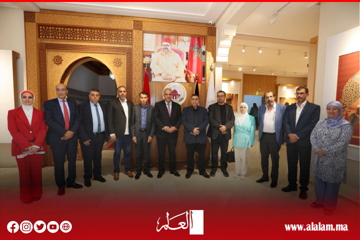 جلسة عمل لوفد المؤتمر الوطني الشعبي للقدس بمقر وكالة بيت مال القدس الشريف بالرباط جلسة عمل لوفد المؤتمر الوطني الشعبي للقدس بمقر وكالة بيت مال القدس الشريف بالرباط