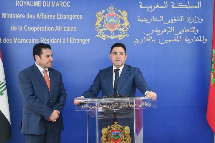 العراق تجدد موقفها الداعم للوحدة الترابية للمملكة المغربية العراق تجدد موقفها الداعم للوحدة الترابية للمملكة المغربية