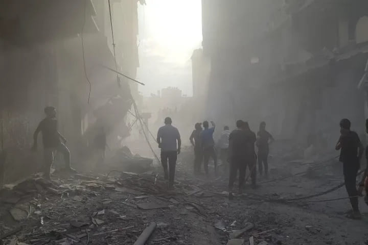 استشهاد 5 صحافيين بقصف نفذه العدوان الصهيوني في غزة