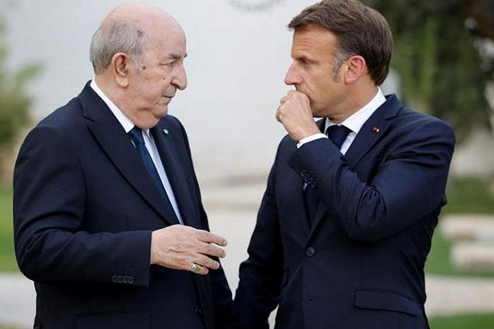 ماكرون يدخل على خط قضية بوعلام صنصال المحتجز في الجزائر ماكرون يدخل على خط قضية بوعلام صنصال المحتجز في الجزائر