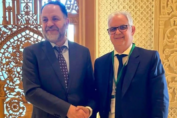 الوزير بركة ونظيره الفلسطيني في لقاء ثنائي لتعزيز التعاون الوزير بركة ونظيره الفلسطيني في لقاء ثنائي لتعزيز التعاون