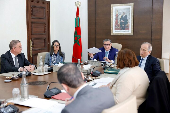 رئيس الحكومة يترأس اجتماع لجنة متابعة مشاريع الملاعب لكأس أمم إفريقيا 2025 وكأس العالم 2030 رئيس الحكومة يترأس اجتماع لجنة متابعة مشاريع الملاعب لكأس أمم إفريقيا 2025 وكأس العالم 2030