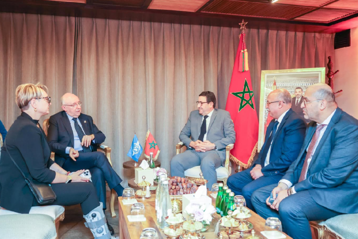 مراكش.. قيوح يتباحث مع رئيس منظمة الطيران المدني الدولي مراكش.. قيوح يتباحث مع رئيس منظمة الطيران المدني الدولي