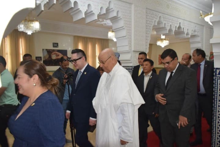 رئيس برلمان أمريكا الوسطى في زيارة للعيون رئيس برلمان أمريكا الوسطى في زيارة للعيون