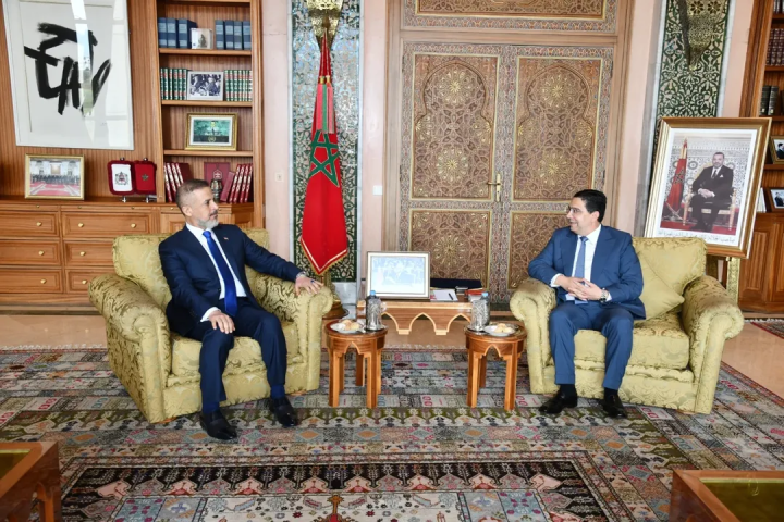 بتعليمات ملكية.. بوريطة يستقبل نائب رئيس مجلس الوزراء العراقي بتعليمات ملكية.. بوريطة يستقبل نائب رئيس مجلس الوزراء العراقي