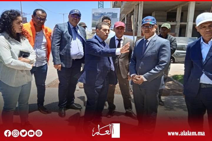 زيارة تفقدية لوالي جهة سوس ماسة لأوراش مفتوحة بأكادير