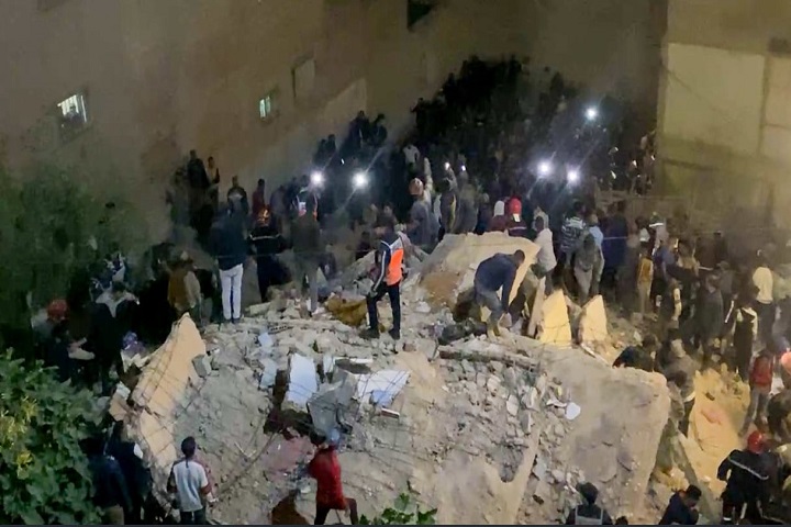 فاجعة.. مصرع 9 أشخاص جراء انهيار بناية سكنية بفاس
