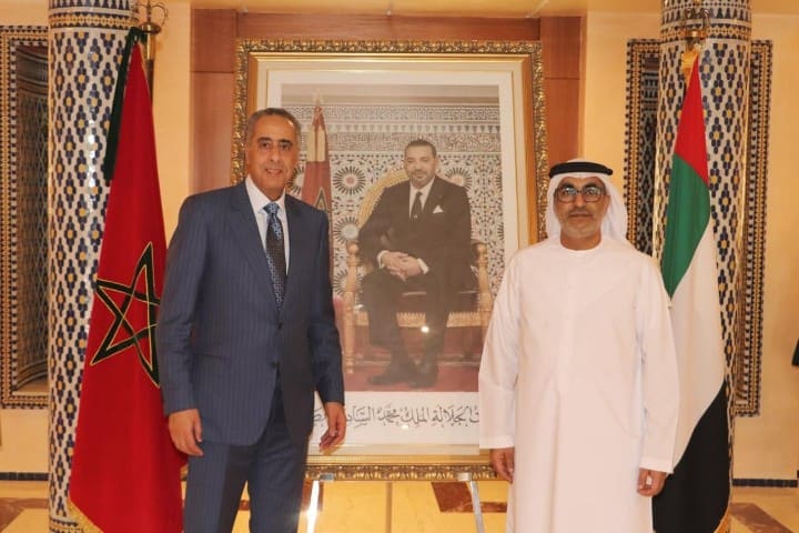 حموشي يستقبل رئيس جهاز الاستخبارات الوطني لدولة الإمارات العربية المتحدة حموشي يستقبل رئيس جهاز الاستخبارات الوطني لدولة الإمارات العربية المتحدة