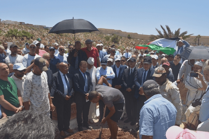 نزار بركة يترأس مراسيم تشييع جثمان محمد بنجلون الأندلسي بالرباط