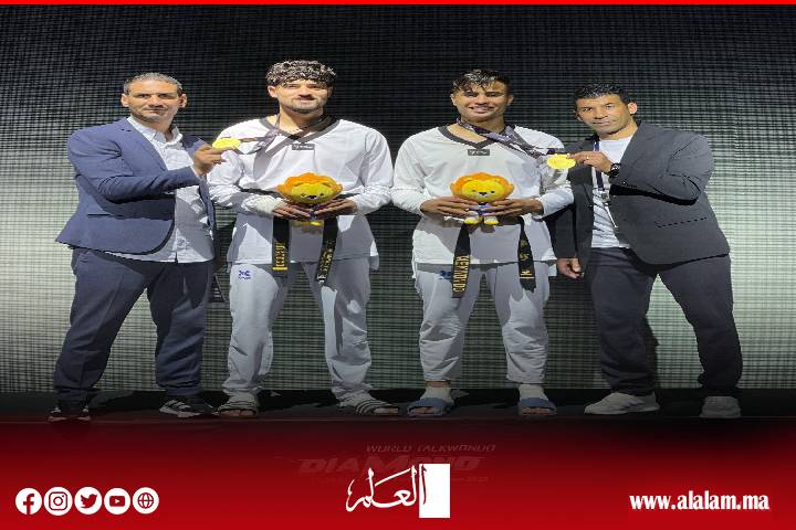 المنتخب الوطني للتايكوندو يتألق في البطولة الماسية Diamand games بكوريا ويحرز ذهبيتين
