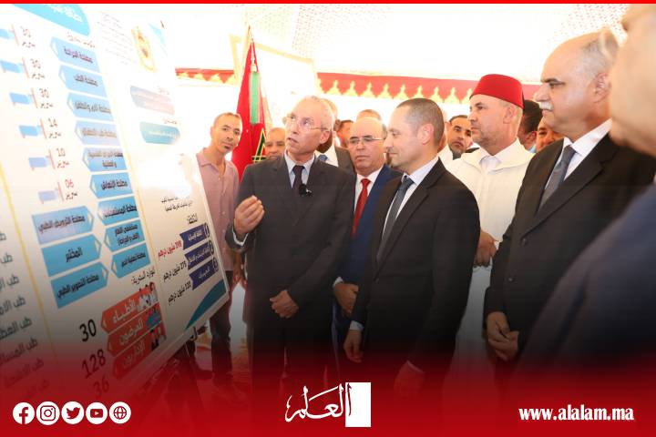 وزير الصحة يقوم بزيارة لمرافق المركز الاستشفائي الإقليمي لتنغير