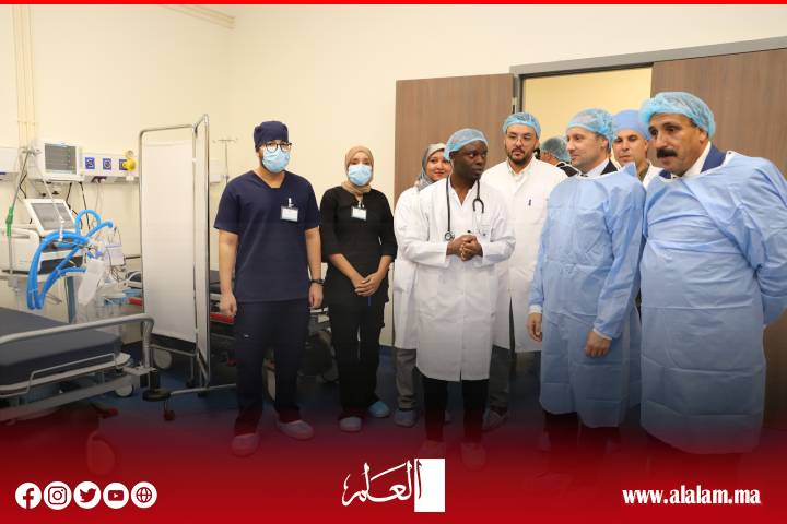 وزير الصحة يقوم بزيارة لمرافق المركز الاستشفائي الإقليمي لتنغير