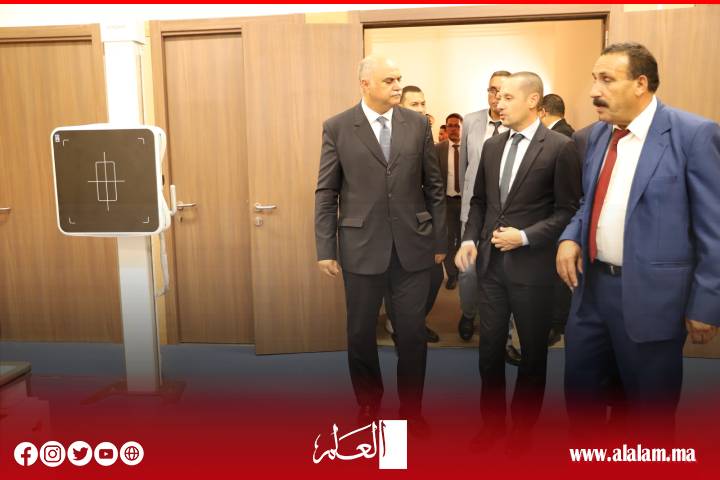 وزير الصحة يقوم بزيارة لمرافق المركز الاستشفائي الإقليمي لتنغير