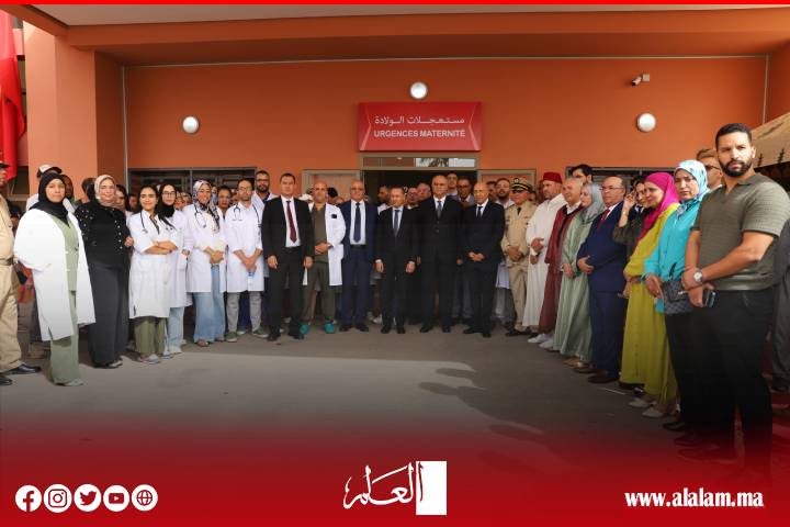 وزير الصحة يقوم بزيارة لمرافق المركز الاستشفائي الإقليمي لتنغير
