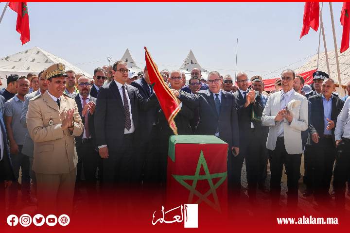 الوزير نزار بركة يعطي انطلاقة مشاريع طرقية استراتيجية بإقليم خريبكة