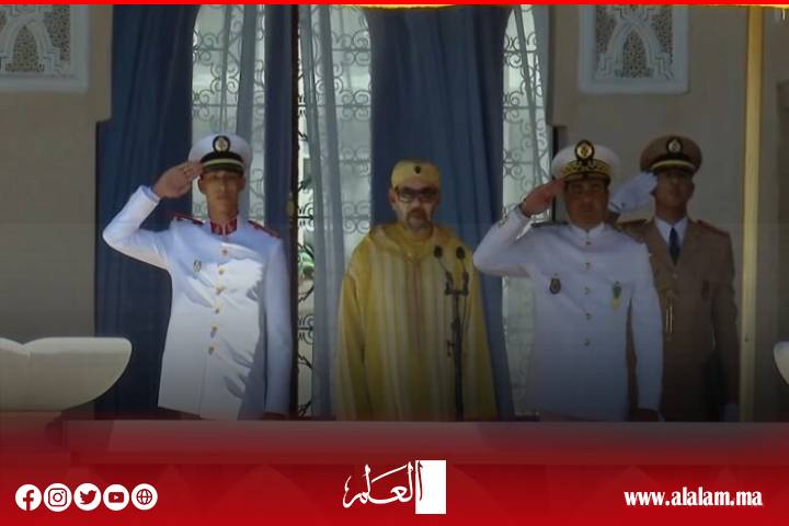تطوان: جلالة الملك يترأس حفل أداء القسم للضباط المتخرجين من المدارس العليا العسكرية وشبه العسكرية