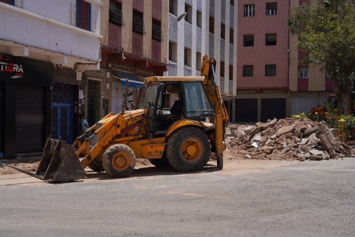 مشاريع التنمية بالبرنوصي تصل معدل 80 بالمائة