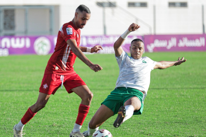 من مباراة المولودية واتحاد أبي الجعد