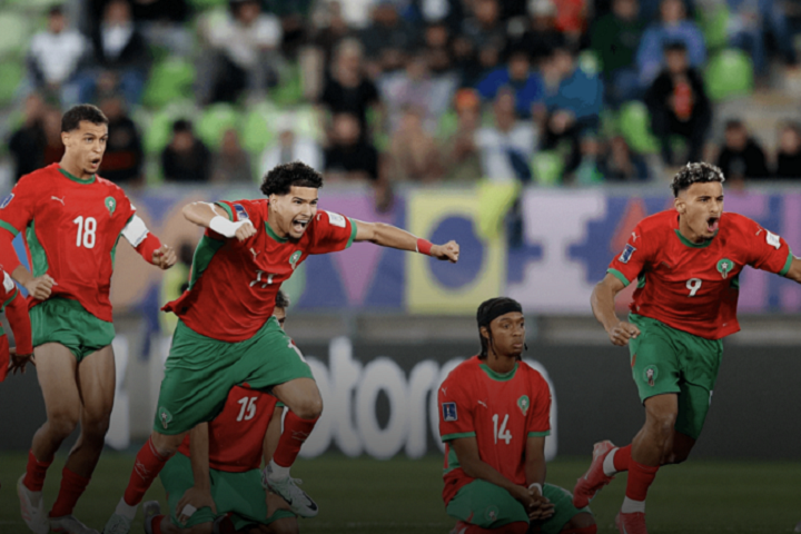 إنجاز غير مسبوق للمغرب بعد تجاوزه فرنسا في نصف النهائي 