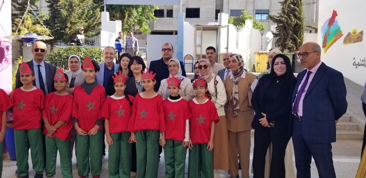 وفد كوري يزور مدرسة سيدي عبدالله الابتدائية الإيكولوجية بسلا