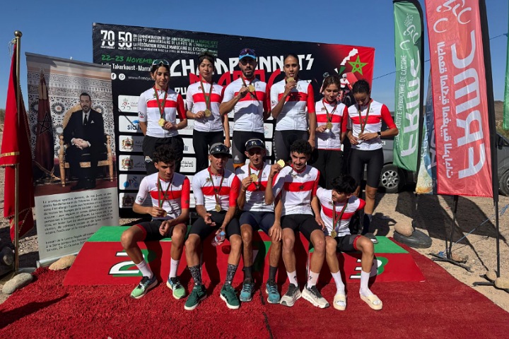 تتويج أبطال وبطلات المغرب للدراجات الجبلية في أجواء ساحرة بلالة تكركوست