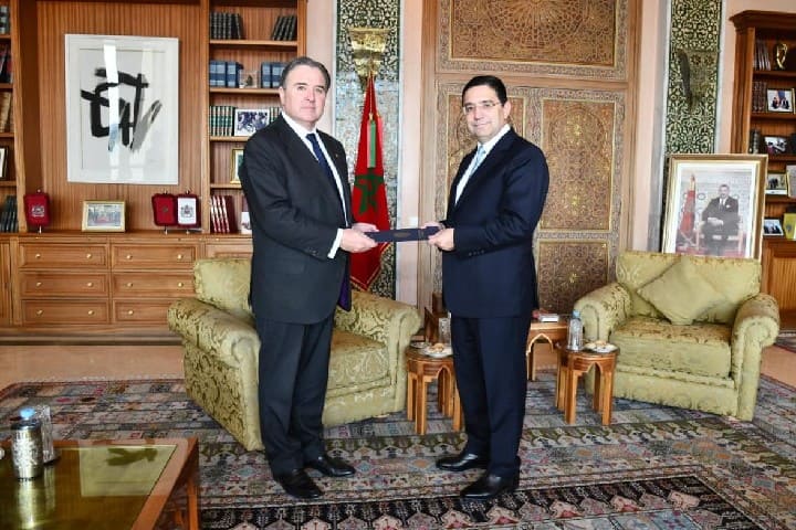 بوريطة يستقبل السفير الأمريكي الجديد في الرباط