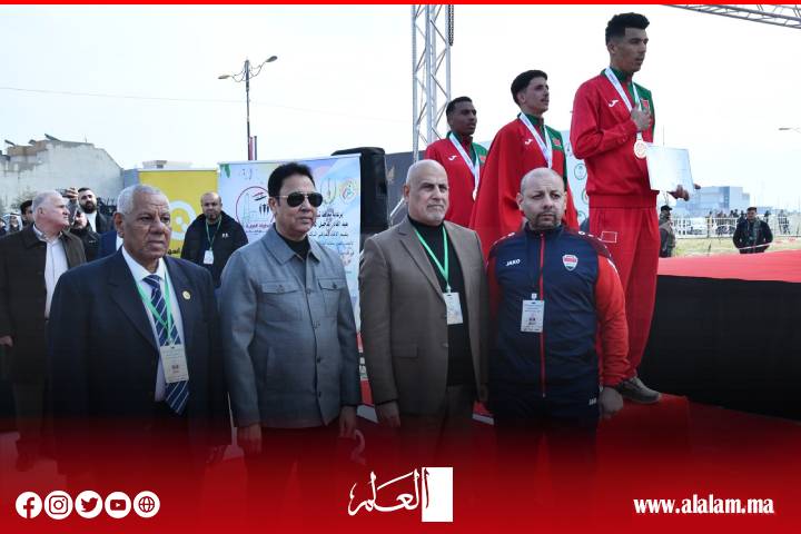 المغرب يفرض هيمنته في بطولة العرب لاختراق الضاحية بالموصل