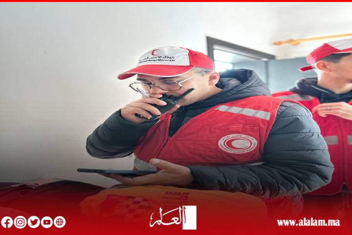 الهلال الأحمر المغربي بإقليم العرائش: تعبئة إنسانية متواصلة في مواجهة الفيضانات