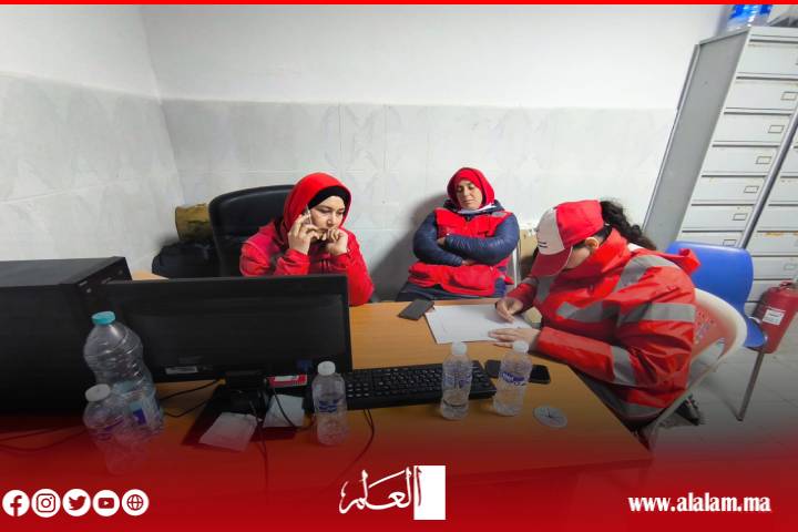 الهلال الأحمر المغربي بإقليم العرائش: تعبئة إنسانية متواصلة في مواجهة الفيضانات