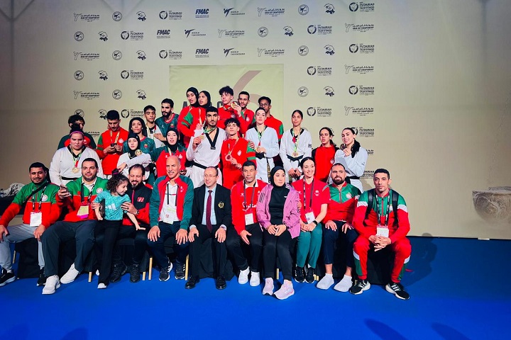 المغرب يحرز 12 ميدالية في كأس العرب للتايكوندو الفجيرة 2026