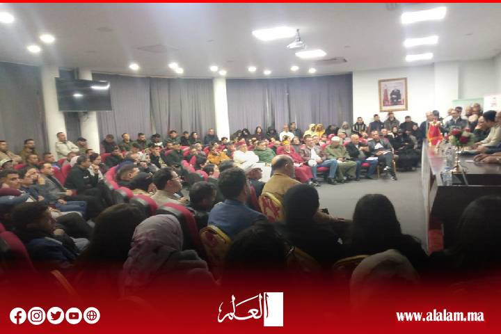 عبد الجبار الراشيدي وعثمان الطرمونية في لقاء تواصلي بالجديدة