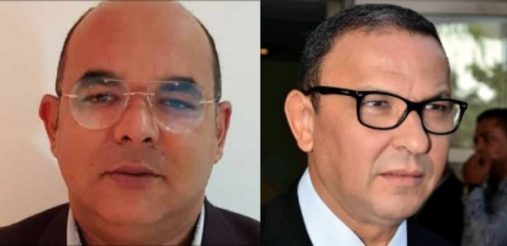 على اليسار ذ. أحمد غسان الأديب اختصاصي التخدير والإنعاش والعناية المركزة وطب الطوارئ