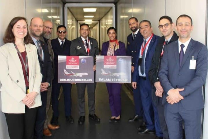 لارام تطلق خطًا جويًا جديدًا يربط بروكسل بتطوان