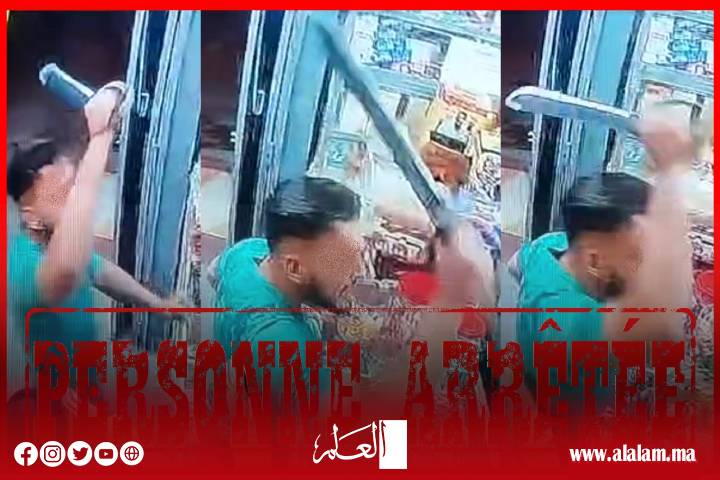 توقيف شخص عرض صاحب محل تجاري لمحاولة السرقة تحت التهديد