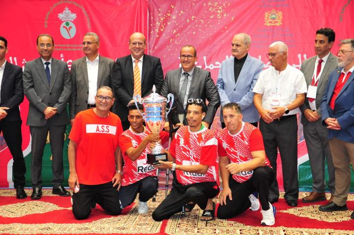 الرشيدي يترأس اختتام نهائيات كأس العرش للرياضات الجماعية للأشخاص في وضعية إعاقة