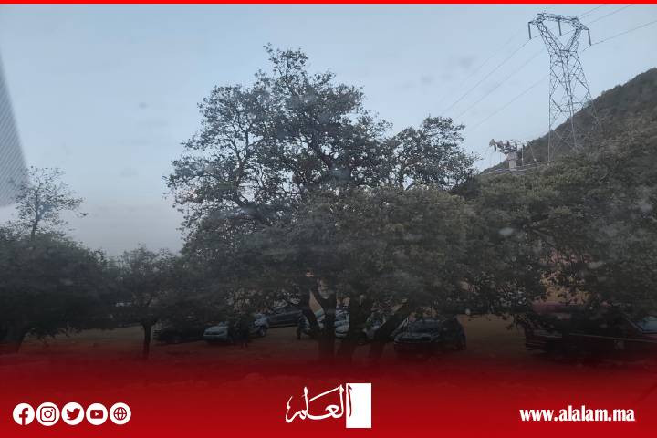 عامل إقليم أزيلال ينتقل إلى بؤرة الحريق بغابة أفوزار لتقييم الوضع وتنسيق عمليات الإطفاء
