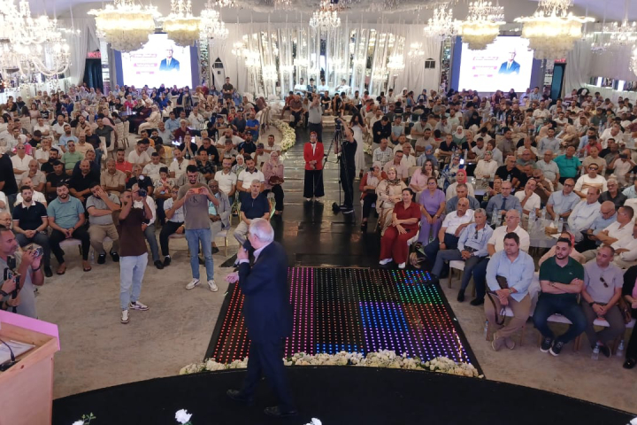 ​الأمين العام لحزب الاستقلال نزار بركة في لقاء تواصلي بالمضيق:"نستكمل مسيرة التحرير بالتنمية والعدالة العدالة الاجتماعية ".