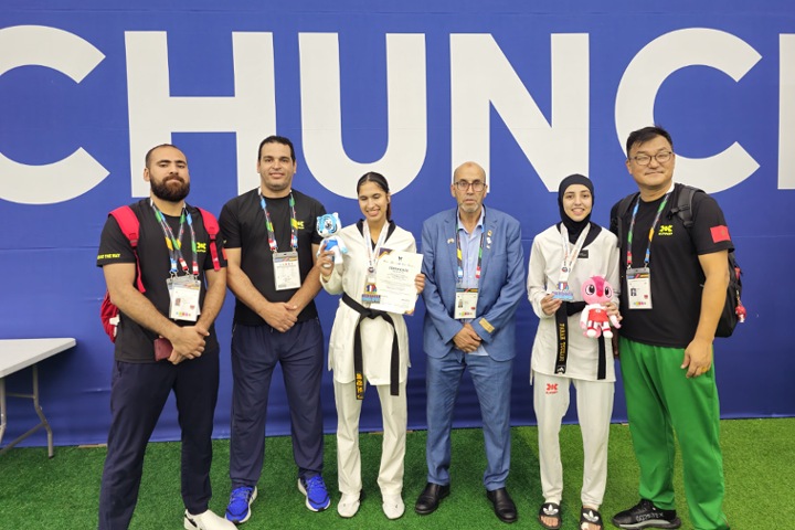 الدحاوي والتوزاني تقودان منتخب التايكواندو المغربي للتتويج بكوريا الجنوبية