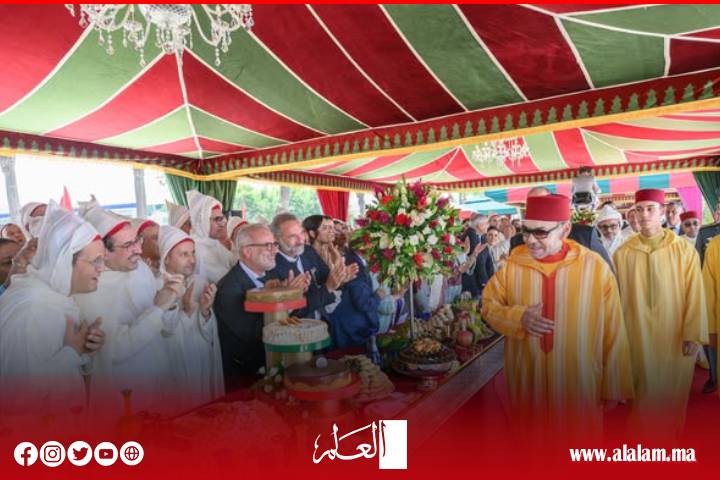 الملك محمد السادس يترأس حفل استقبال عيد العرش بالمضيق بحضور كبار مسؤولي الدولة وضيوف من داخل المغرب