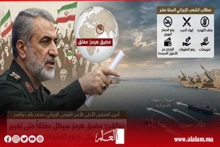 إيران تصعّد بشأن مضيق هرمز.. 6 شروط لفتح الممر البحري الأهم في المنطقة