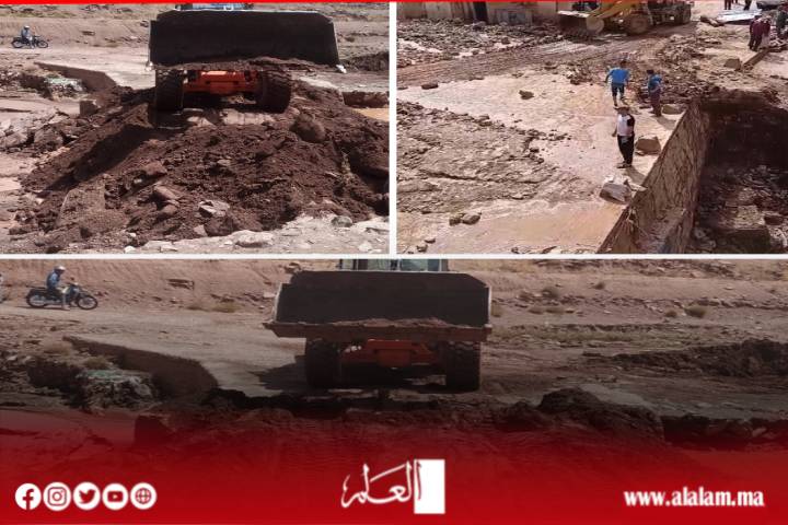 سيول جارفة تعزل دواوير بأزيلال.. استنفار ميداني لفتح الطرق وفك العزلة عن السكان