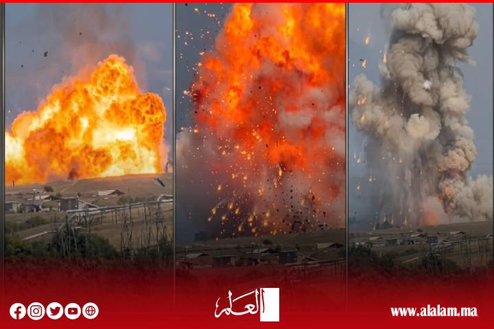 انفجار يهز مصنعاً للذخائر في إيطاليا.. وفرق الإطفاء تستنفر